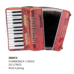Fisarmonica Comet 12 Bassi 25 Tasti