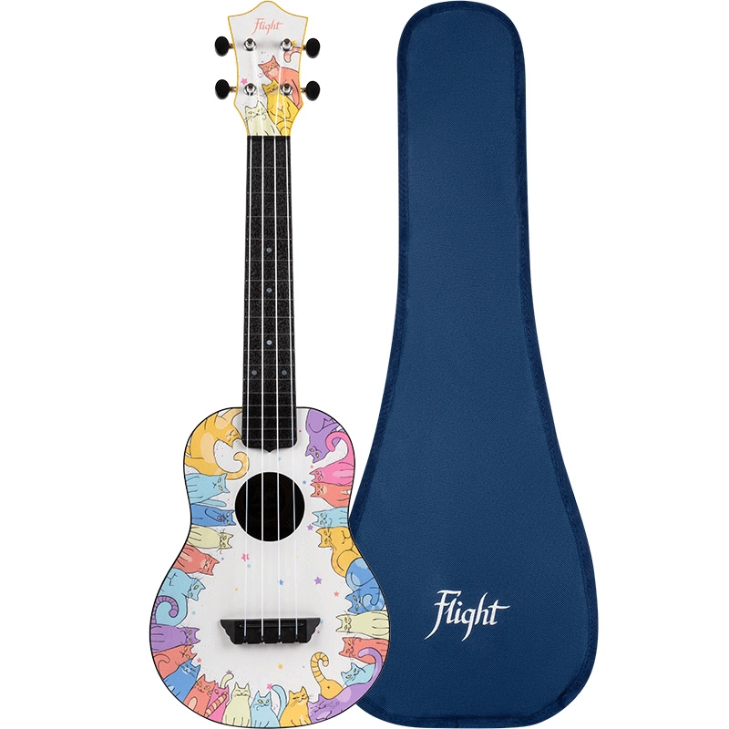 Flight TUC Travel Concerto Ukulele Kitty