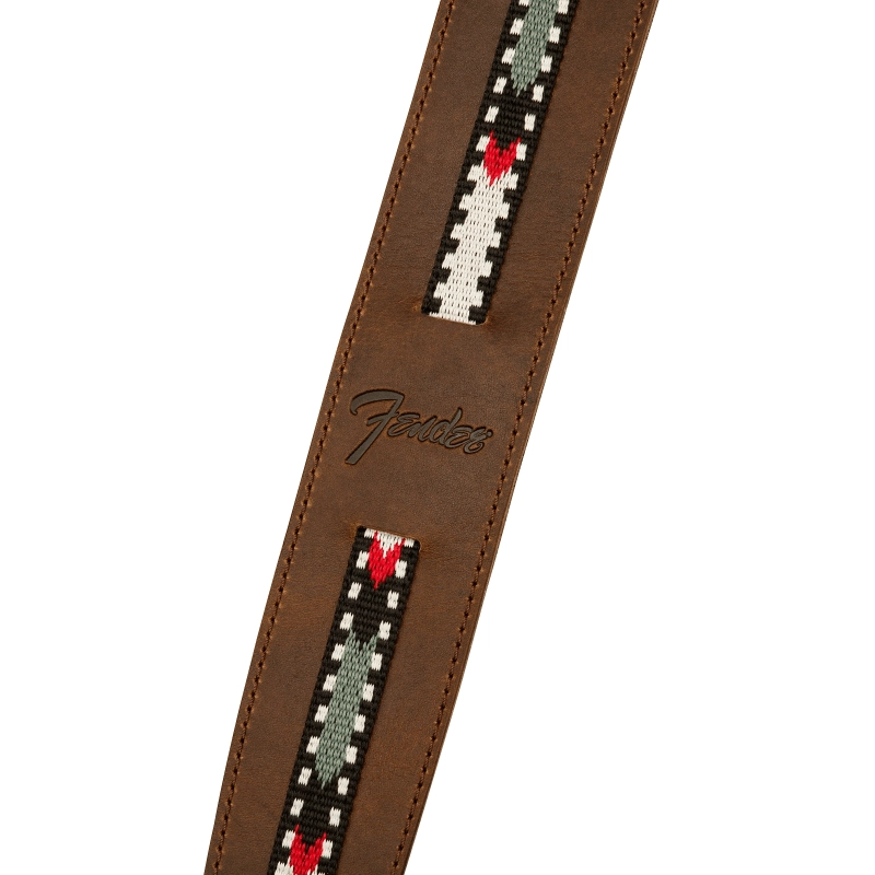 Fender Paramount Acoustic Leather Strap, Brown 0990612021