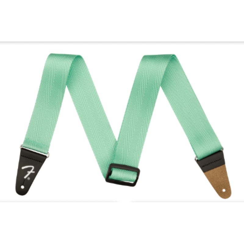 Fender 2" Am Pro Seat Belt Strap, Mystic Surf Green 0990642057