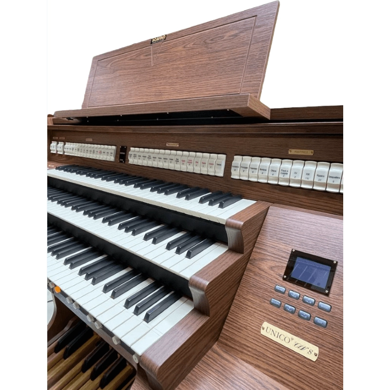 Viscount Unico CLV8 Organo liturgico 3 manuali Rovere Chiaro