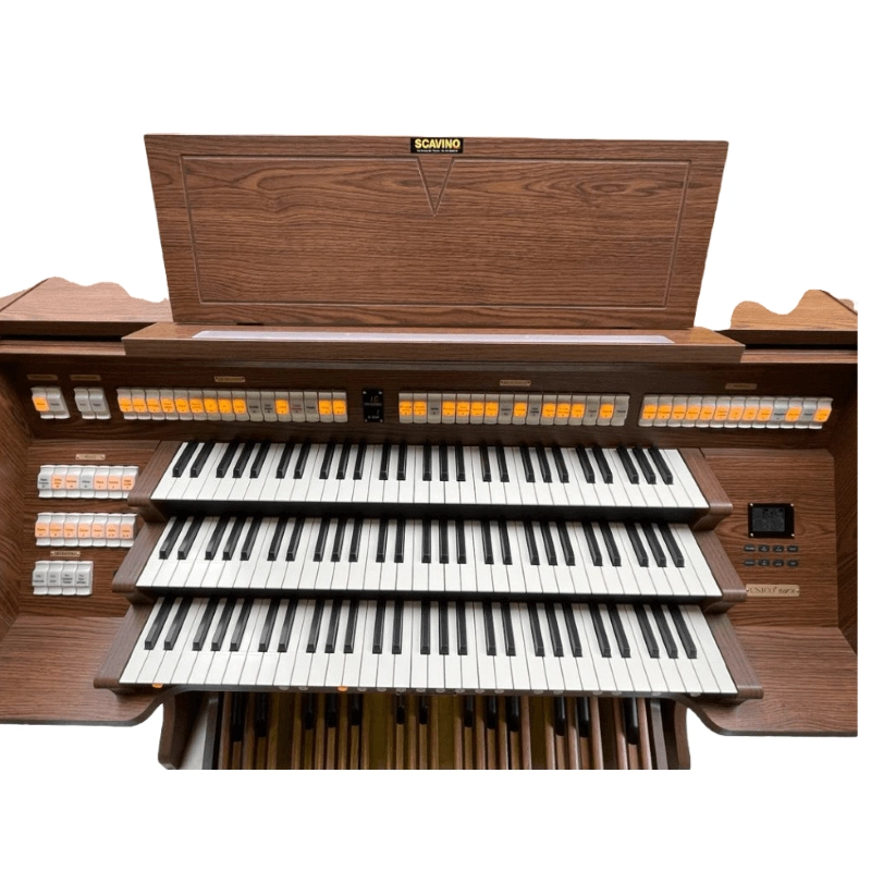 Viscount Unico CLV8 Organo liturgico 3 manuali Rovere Chiaro