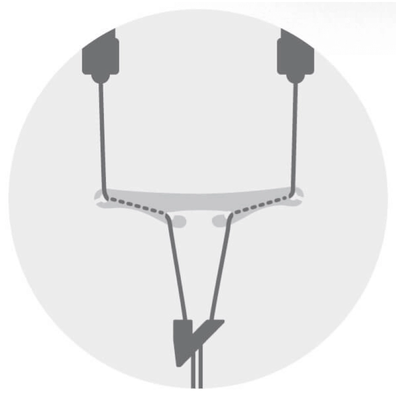 Vandoren Strap Bar Distanziatore per Collarino Sax e Clarinetto Dorato