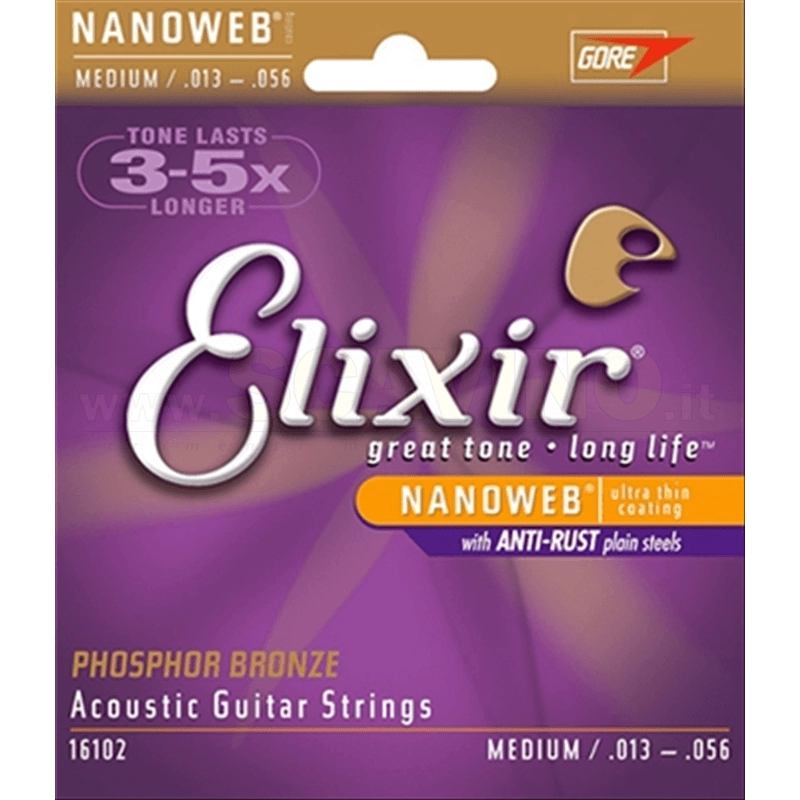 ELIXIR 16102 PHOSPHOR CUSTOM LIGHT 013 - 056 ACOUSTIC