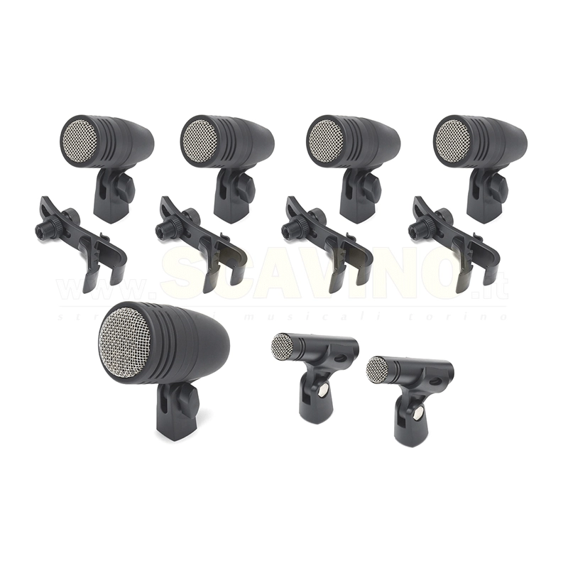 Samson DK707 Set di Microfoni per Batteria 7 pezzi