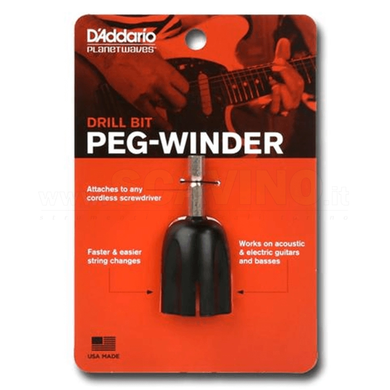 PW-DBPW-01 -D'ADDARIO DRILL BIT PEG WINDER