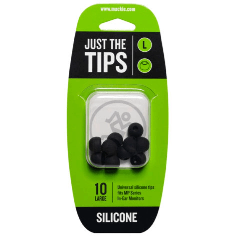 Mackie MP Series Large Silicone Black Tips Kit