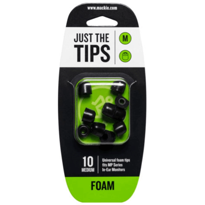 Mackie MP Series Medium Foam Black Tips Kit