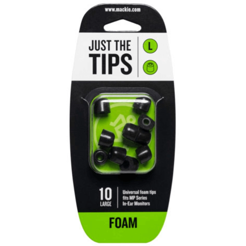 Mackie MP Series Large Foam Black Tips Kit