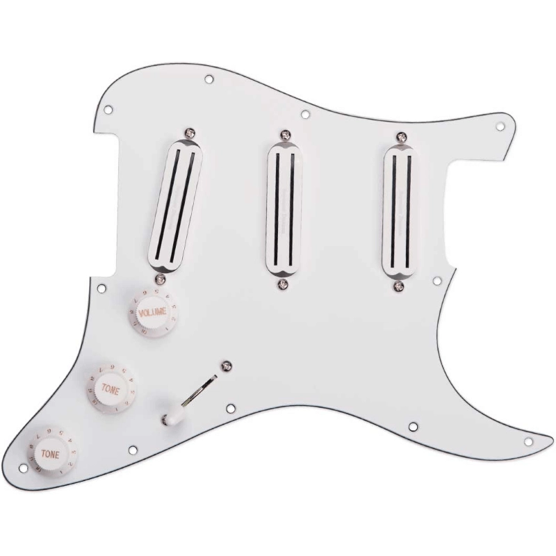 Seymour Duncan PICKGRD ASSY,TRIPLE RAILS, WHT