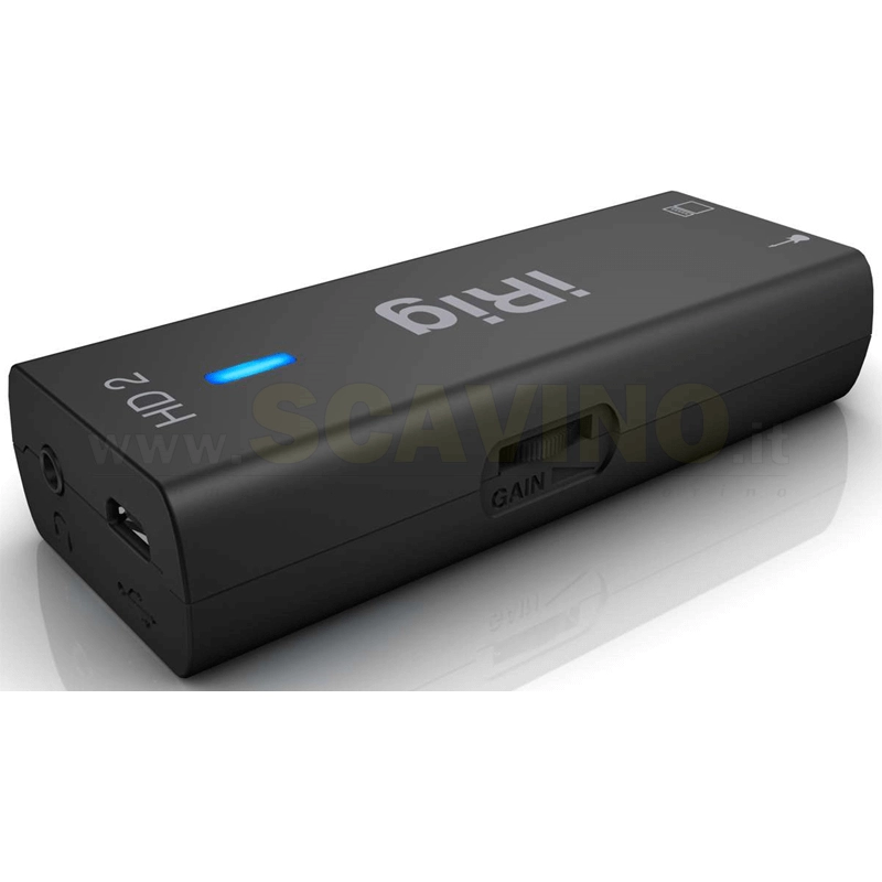 IK Multimedia iRig HD 2 Interfaccia audio sistemi iOS, PC e MAC