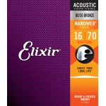 Elixir 11306 Baritone Acoustic 80/20 Bronze Nanoweb 16/70