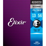 Elixir 11100 Acoustic 80/20 Bronze Polyweb 13/56