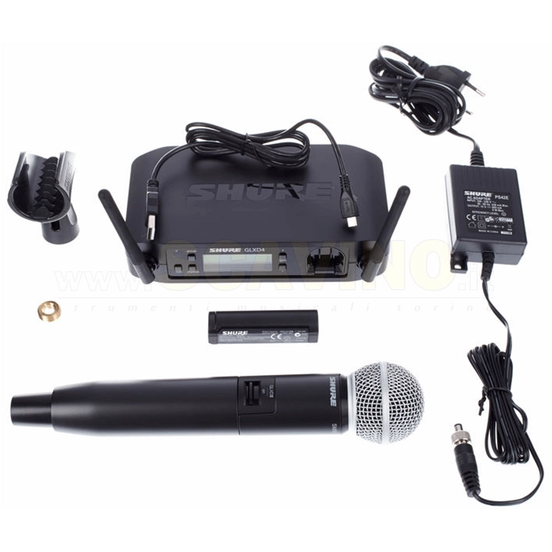 Shure GLXD24E SM58 Radiomicrofono Professionale