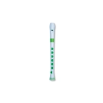 Nuvo Recorder Flauto Dolce Propedeutico con Ditteggiatura Barocca Bianco/Verde