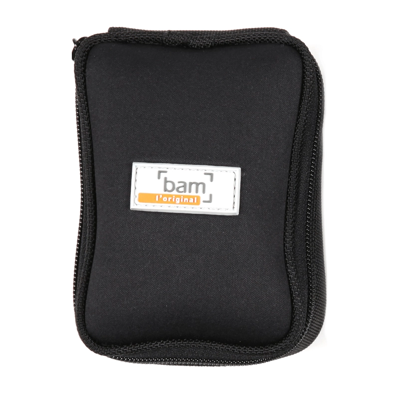 Bam MP-0035 Astuccio per 2 Bocchini Clarinetto, Sax Soprano o Alto Nero