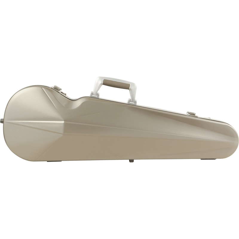 Bam OP2002XLCS CUSTODIA HIGHTECH" L'OPERA CONTOURED PER VIOLINO - POLICARBONATO - CHAMPAGNE - SILVER"