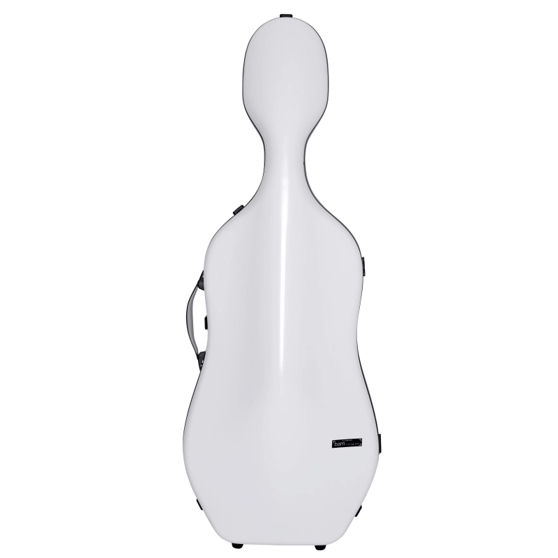 Bam SUP1005XLWN CUSTODIA HIGHTECH" SUPREME ICE IN POLICARBONATO PER VIOLONCELLO - WHITE - BLACK VERSION"