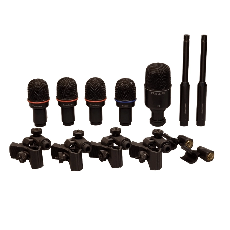 Superlux DRK K5C2 Set di 7 Microfoni per Batteria Acustica con Case Rigido