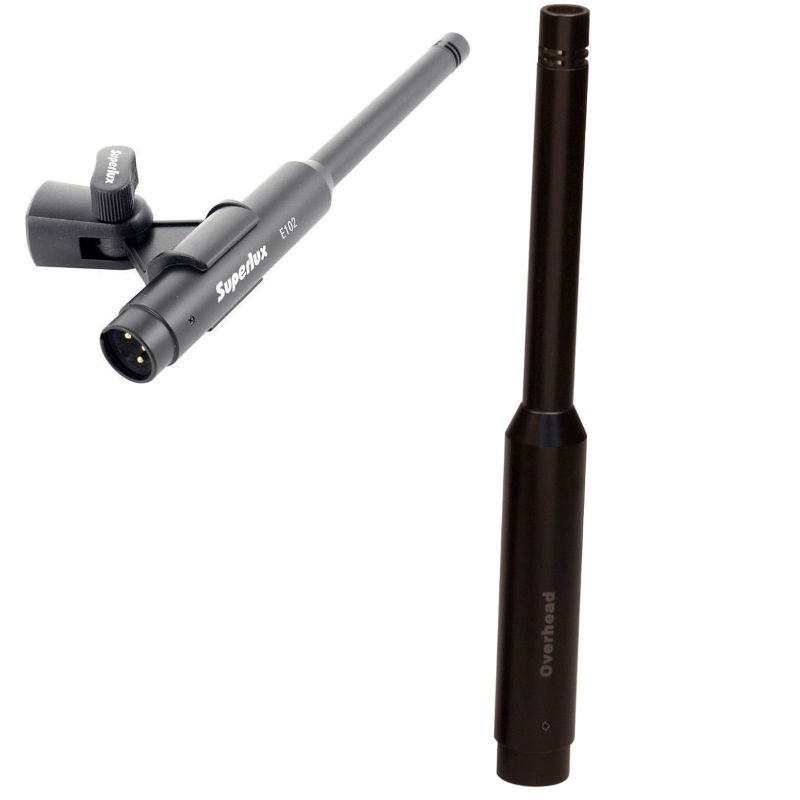 Superlux DRK K5C2 Set di 7 Microfoni per Batteria Acustica con Case Rigido