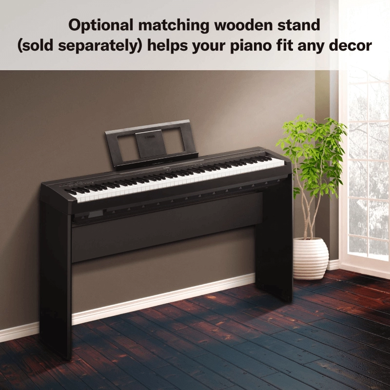 Yamaha P45 Nero Pianoforte Digitale 88 tasti pesati