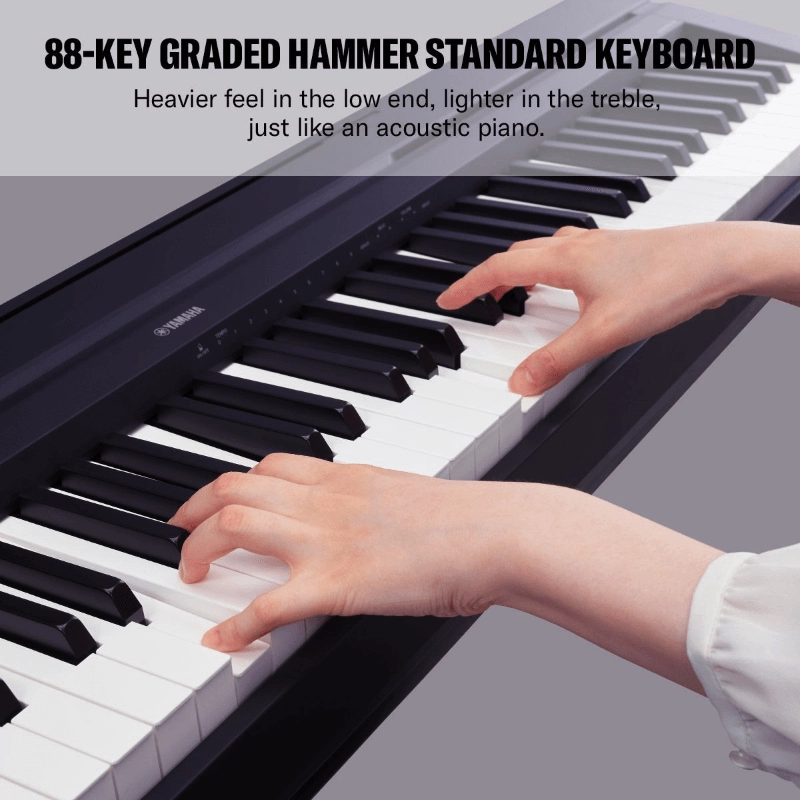 Yamaha P45 Nero Pianoforte Digitale 88 tasti pesati