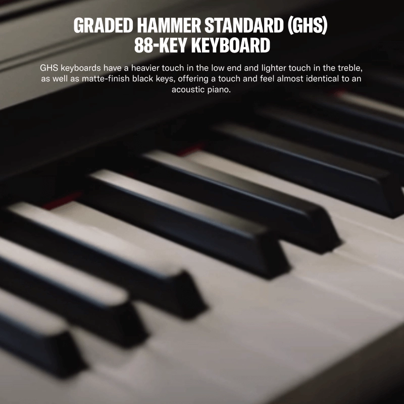 Yamaha P125 Pianoforte digitale 88 tasti, nero