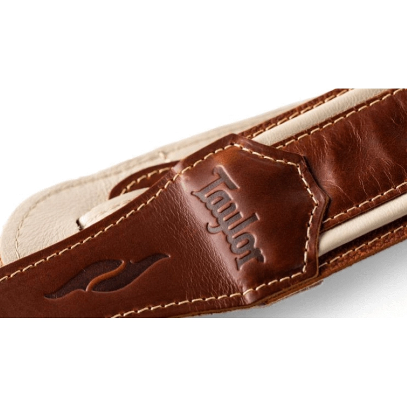 Taylor Element Strap,Brown/Cream Leather,2.5"