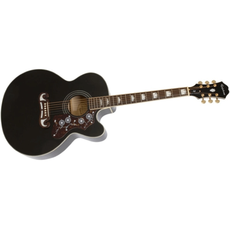 Epiphone J-200 EC Studio (Solid Top; Fishman Presys) Black EEJ2BKGH1