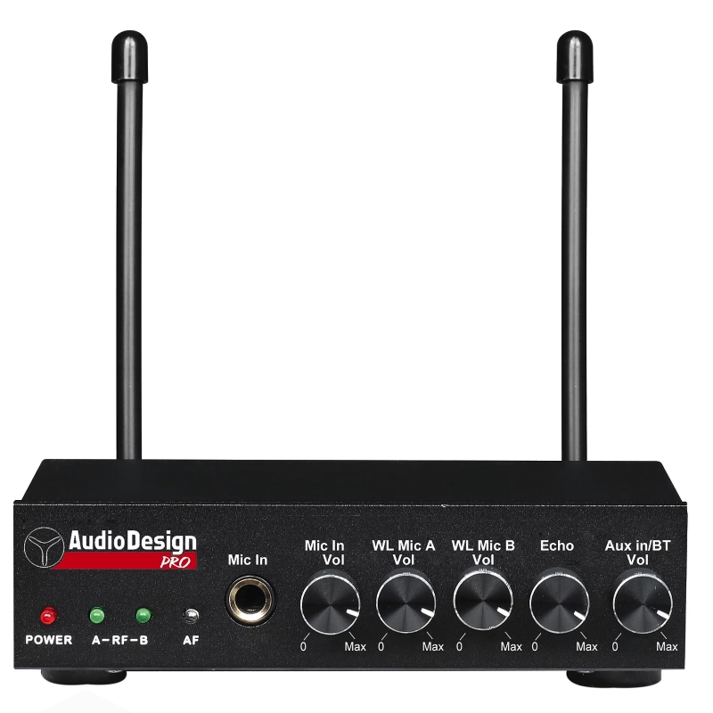 Audio Design Pro PMU 502M Sistema Wireless UHF con Mixer Incorporato