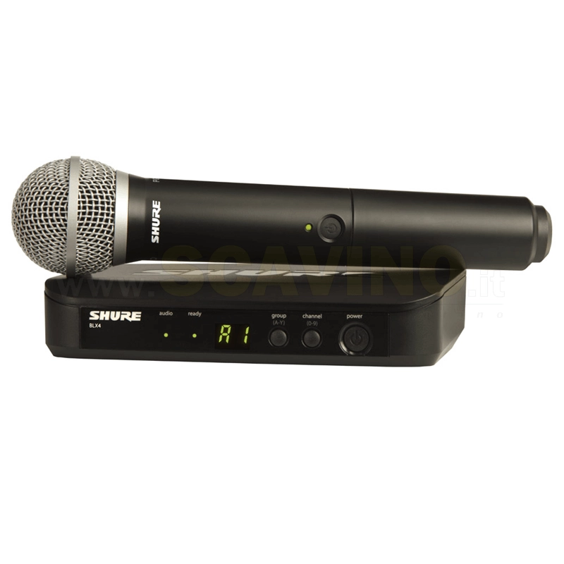Shure BLX24EPG58 Radiomicrofono Palmare con Capsula Dinamica