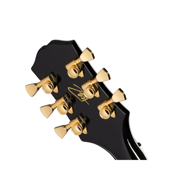 Epiphone Matt Heafy Origins Les Paul Custom Ebony with Case EILPCMKH6EBGH3