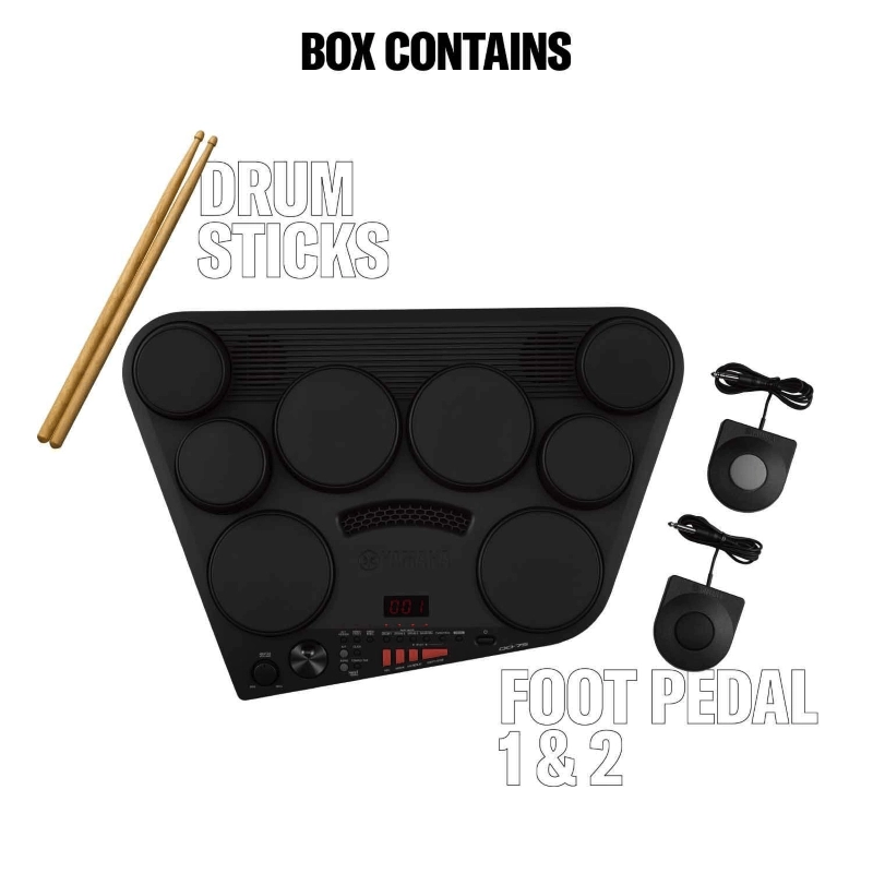 Yamaha DD75 Batteria con 8 Pad Dinamici