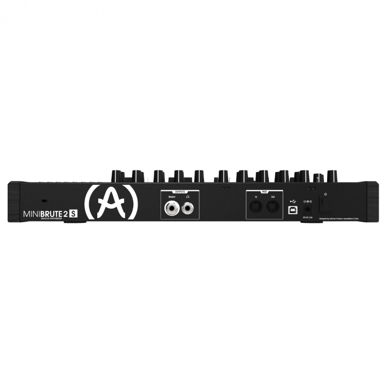 Arturia MiniBrute 2S Noir Edition Sintetizzatore Analogico Monofonico con Sequencer Avanzato Nero