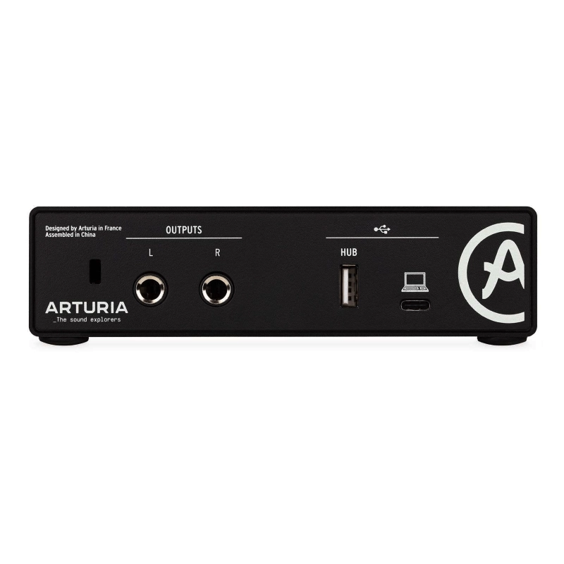 Arturia MiniFuse 1 Black Interfaccia Audio USB C 1-IN Combo/ 2-OUT Nera