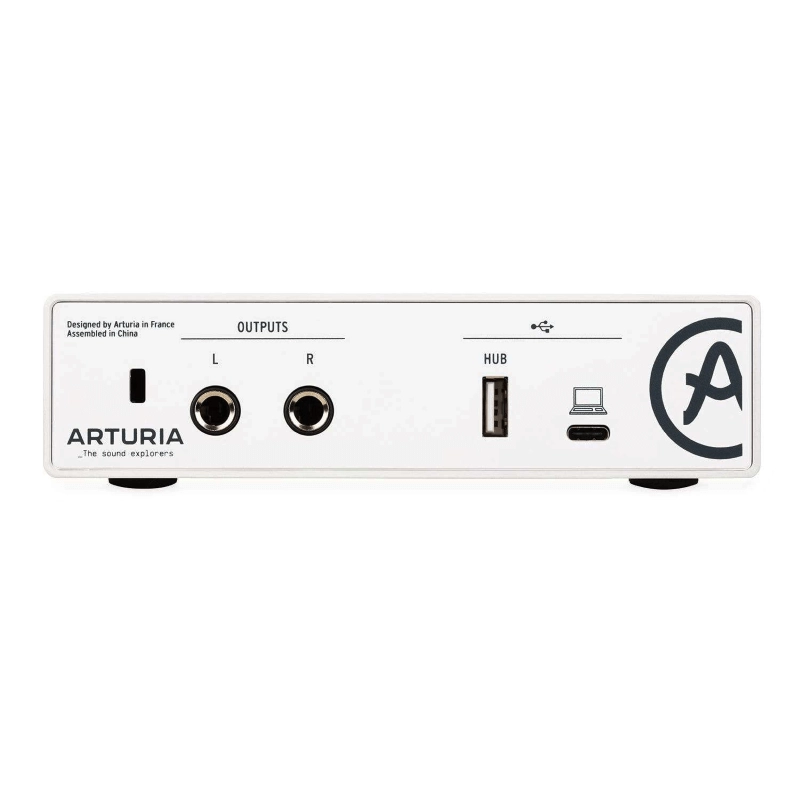 Arturia MiniFuse 1 White Interfaccia Audio USB C 1-IN Combo/ 2-OUT Bianca