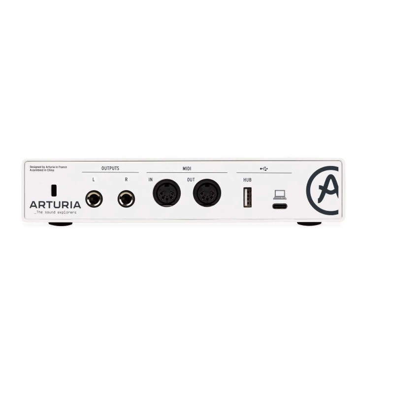 Arturia MiniFuse 2 White Interfaccia Audio USB C 2-IN Combo/ 2-OUT Bianca