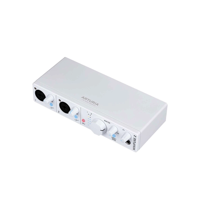 Arturia MiniFuse 2 White Interfaccia Audio USB C 2-IN Combo/ 2-OUT Bianca