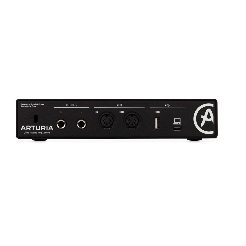 Arturia MiniFuse 2 Black Interfaccia Audio USB C 2-IN Combo/ 2-OUT Nera