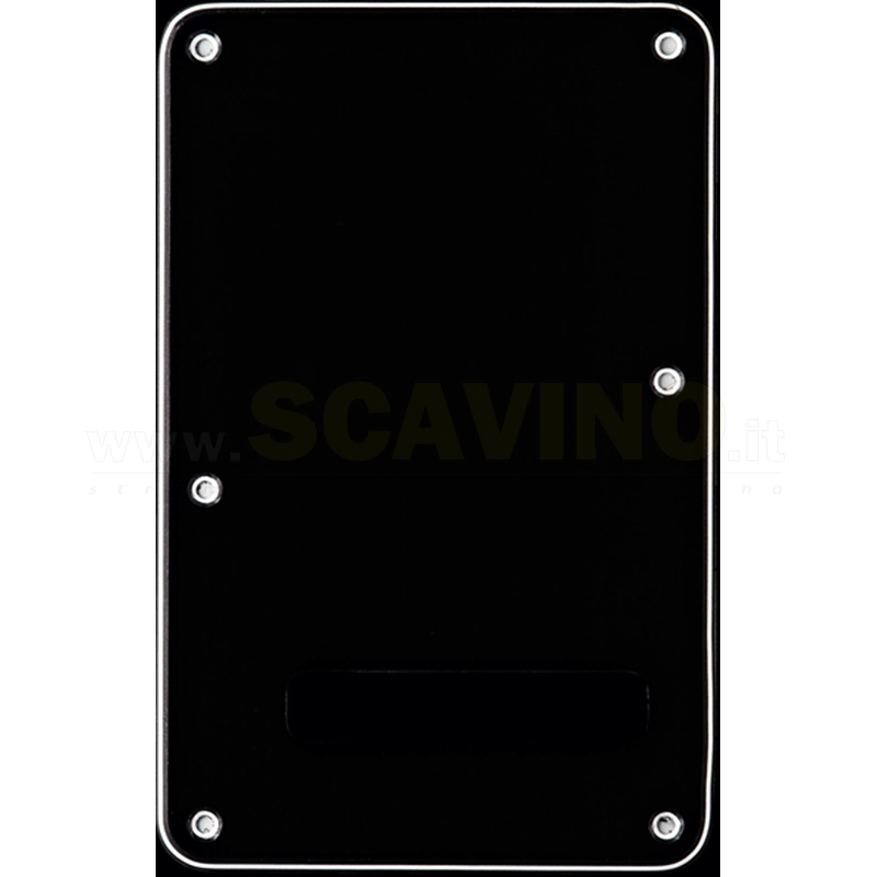 FENDER STRAT BACK PLATE Black