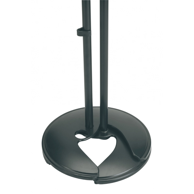 K&M Supporto per microfono 26075 impilabile nero 26075-300-55
