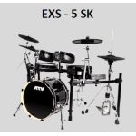 ATV EXS-5 SK Batteria Acustica Elettronica completa di Stand XD R600