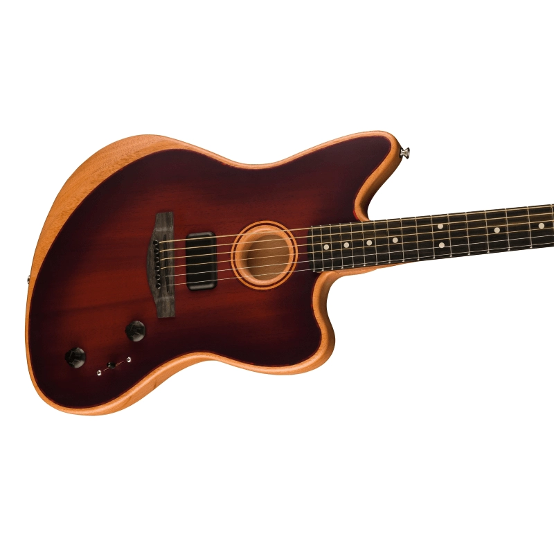 Fender American Acoustasonic Jazzmaster All-Mahogany, Ebony Fingerboard, Bourbon Burst 0972033137