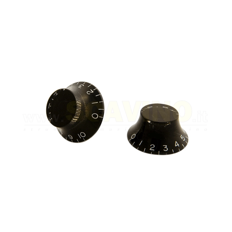 Gibson PRHK-010 top hat knobs Black 4/pkg
