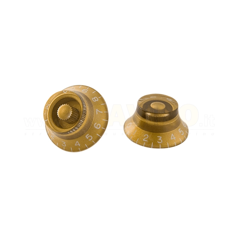 Top Hat Knobs - Gold 4 pack