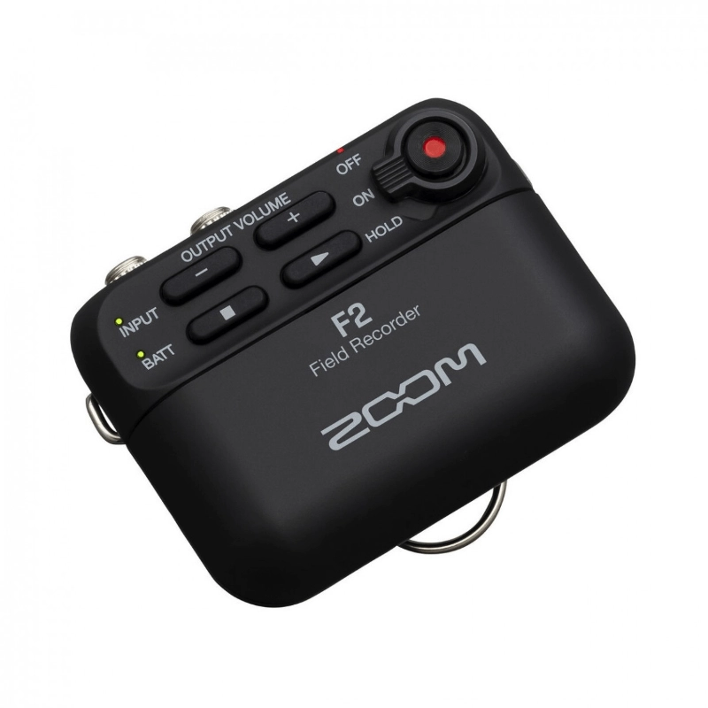 Zoom F2 Black Registratore Audio con Microfono Lavalier Nero
