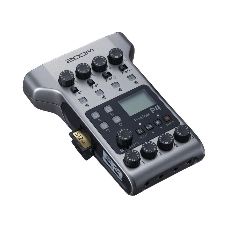 Zoom PodTrak P4 Registratore Podcast Palmare