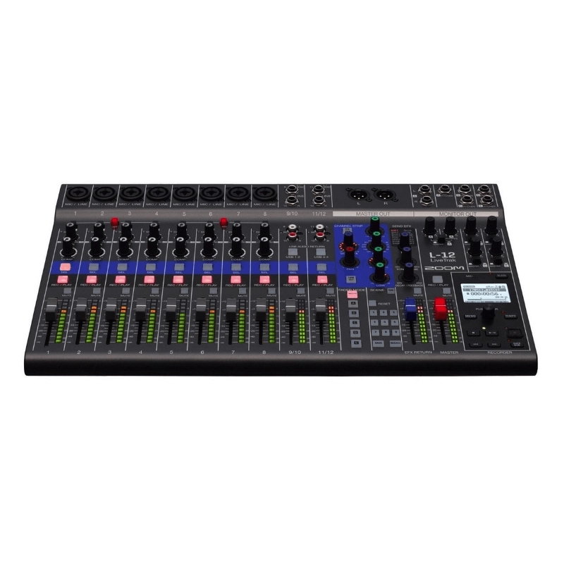Zoom LiveTrak L12 Mixer Digitale 12 Canali con Registratore
