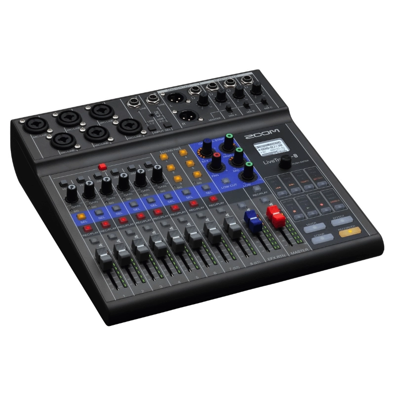 Zoom LiveTrak L8 Mixer Digitale 8 Canali con Registratore Digitale 12 Tracce