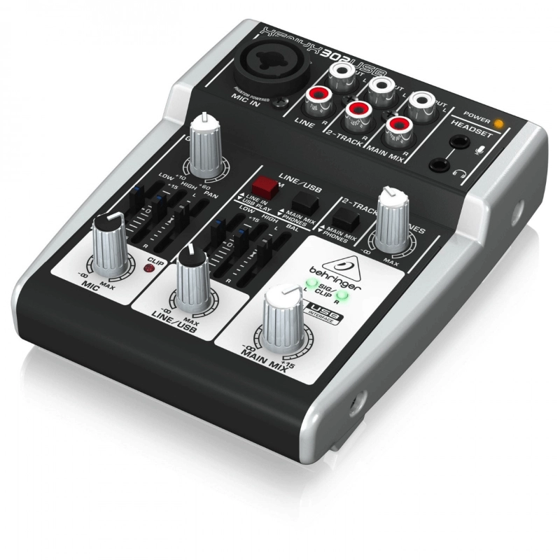 Behringer Xenyx 302USB Mixer Passivo 5 Ingressi
